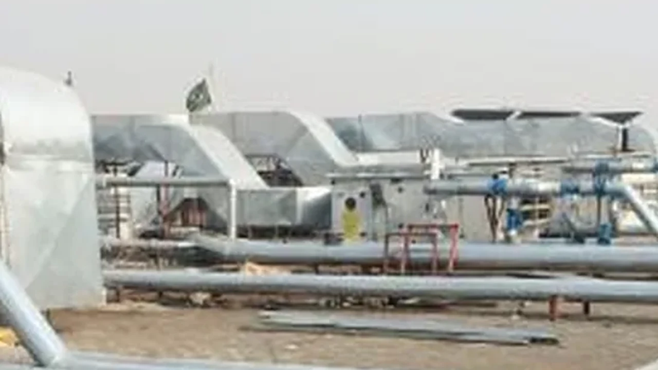 Rooftop HVAC equipment installed for the Peshawar High Court project